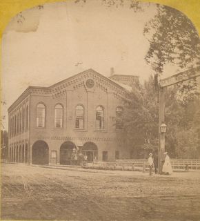 Massachusetts SV Lowell Merrimac Depot 1870s RARE