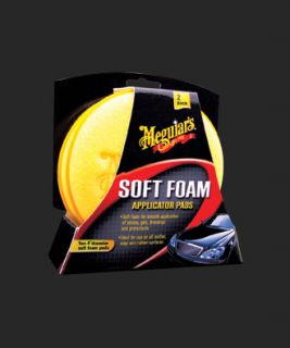 Meguiars 4 Soft Foam Applicator Pads 2 Pack for Dressing Gel or