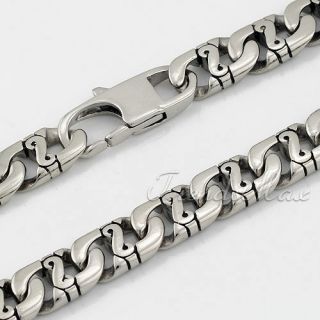 Mens Boys 316L Stainless Steel Necklace Linked Marina Chain 18 36inch