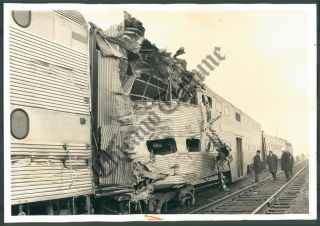 CT PHOTO aoo 177 Railroad Accident Transportation Trains and Railroads