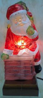 Merck Santa Chimney Light Christmas Old World 2 TA 593
