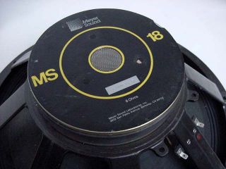 Meyer Sound 18 Speaker MS 18 Low Frequency Driver LF Woofer Subwoofer