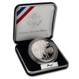 2004 P US Lewis Clark Bicentennial Commemorative Proof Silver Dollar