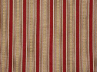 Gold Red Stripe Woven Drapery Upholstery Fabric 2 75 Y