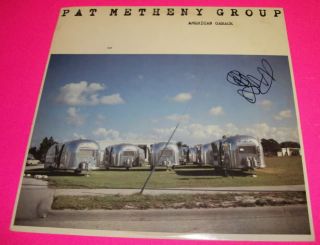Pat Metheny Signed American Garage Vinyl LP Exact Proof