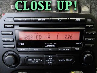 Mazda Miata 6 CD Disc  Bose Changer SAT Sirius Radio 09 10 11 12