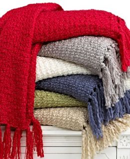 Martha Stewart Collection Blankets, Textured Yarn Throw