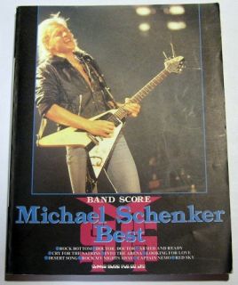 Michael Schenker Best Band Score Japan Guitar Tab