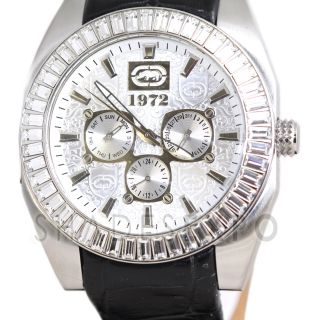 New Marc Ecko Watches E19501G1 Black The Shadow Silver