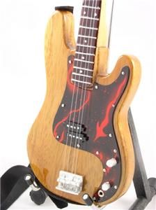 Miniature Bass Guitar John Deacon Queen Strap