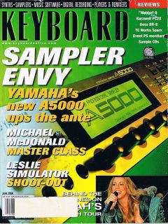 Carey Tour Leslie Simulators Michael McDonald Keyboard Magazine