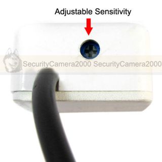 Adjustable Sensitivity MIC Microphone for CCTV with DC Output Port