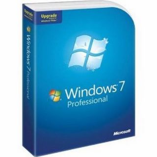 Microsoft Windows 7 Professional Upgrade PC Software