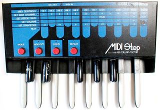 Forward Designs MIDI STEP foot BASS pedal controller 1986 japan Taurus
