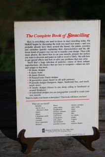 The Complete Book of Stenciling by Pat Midkiff 1984