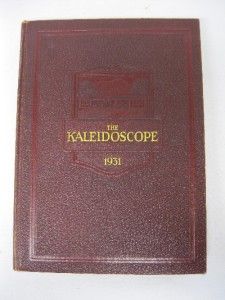 1931 Middlebury College The Kaleidoscope Yearbook Vermont VT