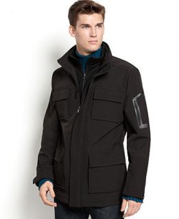 Calvin Klein Jacket, Soft Shell Water Resistant Coat   Mens Coats
