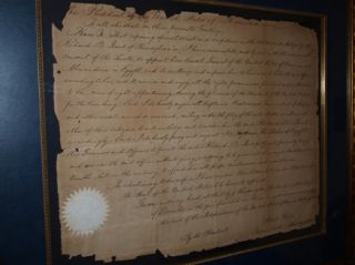Millard Fillmore Signed 1852 Handwritten Appointment
