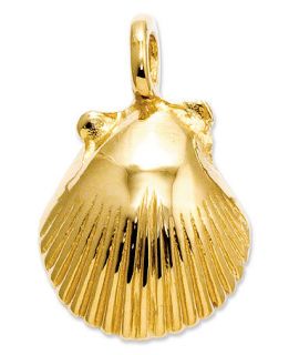 14k Gold Charm, Seashell Charm   Jewelry & Watches
