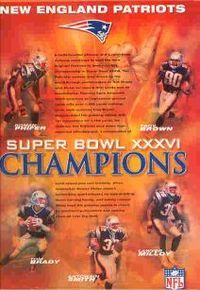 New England Patriots Super Bowl Brady Cereal Box