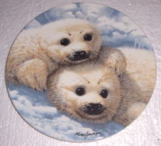Crafton Baby Seals Polar Plate by Mike Jackson Plate A1552