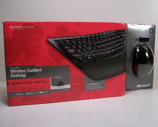 Microsoft Wireless Comfort Desktop 5000 Keyboard BlueTrack Mouse Combo