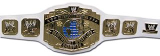 WWE INTERCONTINENTAL (2012 WHITE STRAP) ADULT SIZE REPLICA WRESTLING