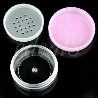 Plastic Compact Makeup Powder Case Box Container Gift