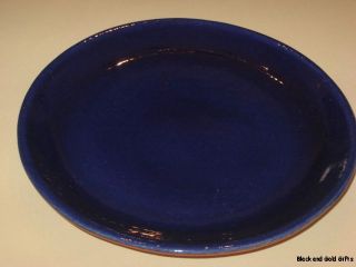 Gaetano Pottery USA Cobalt Blue Dish Plate Collectible