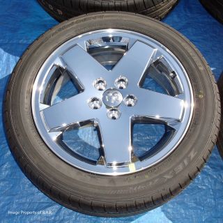 Dodge Caliber 18 CHROME clad wheels with TIRES, Avenger, Chrysler