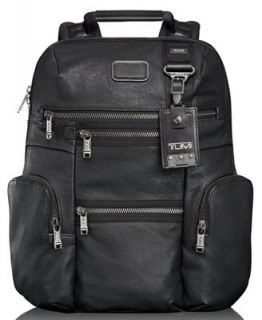 Tumi Bag, Alpha Bravo Knox Leather Backpack