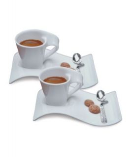 Villeroy & Boch Dinnerware, Set of 2 New Wave Caffe Espresso Cups and