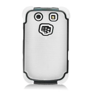 For Rim Blackberry Torch 9800 9810 Silicone Hard Dot TPU Case White
