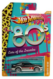 Hot Wheels Cars of The Decades 21 Toyota Corolla AE 86 The 80s