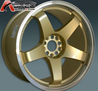 Rota P 45R 18x9 5 5x114 3 20 Royal Gold Rims Wheels