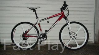 26 Mountain Bike Composite Mag Wheels Pair 6 Spoke Disc Brake Rim