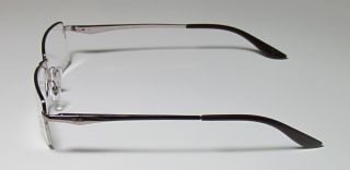 New Ray Ban 6154 54 17 140 Light Brown Half Rim Eyeglasses Glasses