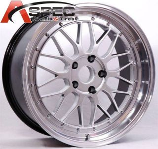 19 Staggered LM Style Silver Wheel Fit BMW E39 E60 525 528 530 545