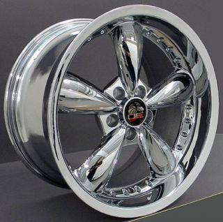 10 Chrome Bullitt Wheels Bullet Rims Fit Mustang® GT 94 04