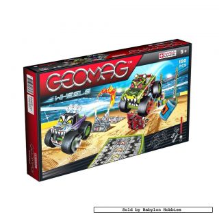 picture 1 of Geomag: Wheels   Monster Truck Set   100 parts (00707)