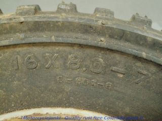 Part Description Straight rim in GREAT working condition OHTSU tire