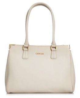 Calvin Klein Handbag, On My Corner Saffiano Leather Satchel