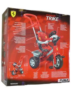 Ferrari Trike with Parent Handle New Boxed Official