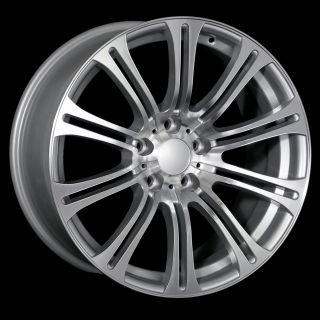 19 M3 Style Silver Machined Face Wheels Rims Fit BMW M3 2000