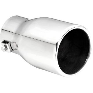 Stainless Steel Bolt on Exhaust Tip Round 3 1 2 Outlet
