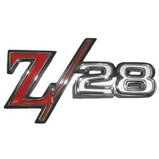 Two 2 Goodmark 4020 130 692 Emblem Chrome Fender Z28 Logo Chevy Camaro
