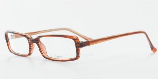 Brown Stripe Rectangle Rectangular Soho 70 Eyeglasses Plastic Mens