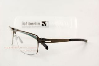 Brand New IC! BERLIN Eyeglasses Frames Furka Large Color Graphite for