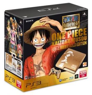 New Sony PS3 PlayStation 3 Console 320GB One Piece Kaizoku Musou Gold