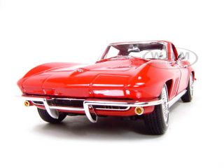 1965 Chevrolet Corvette Red 1 18 Scale Diecast Model